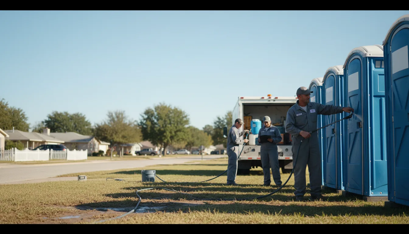 Long-Term Portable Toilet Rental in Hodgen, OK near me